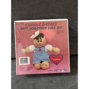 VTG CUDDLE BABIES Soft Sculpture DOLL KIT - "TOMMY"‎ #CB402 16" SEALED Huggables